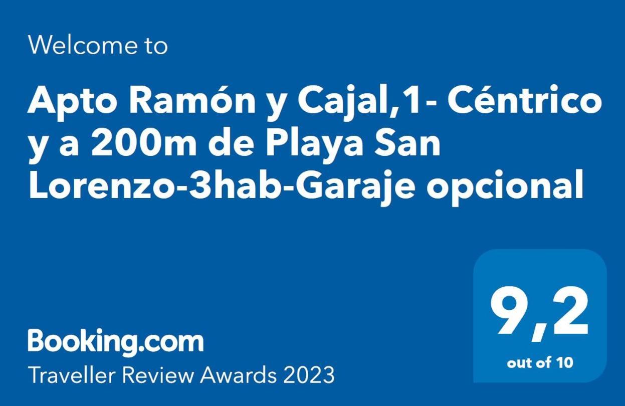 Apto Ramon Y Cajal,1- Centrico Y Cerca De Playa San Lorenzo-3Hab Garaje Opc กิฮอน ภายนอก รูปภาพ